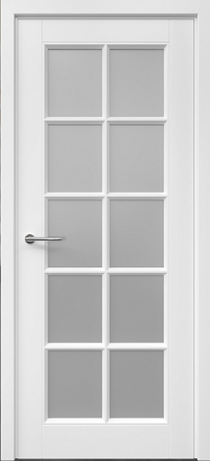 Фото -   Межкомнатная дверь "Классика 5", по, белый   | фото в интерьере
