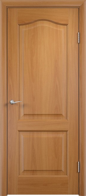 Фото -   Межкомнатная дверь ПВХ  "Классика", пг, миланский орех   | фото в интерьере