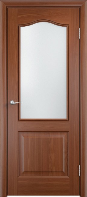 Фото -   Межкомнатная дверь ПВХ "Классика", по, итальянский орех   | фото в интерьере