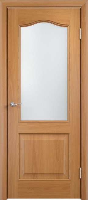 Фото -   Межкомнатная дверь ПВХ "Классика", по, миланский орех   | фото в интерьере
