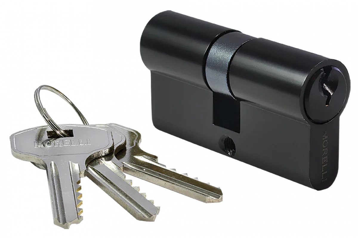 Цилиндр, Morelli, 60C BL, ключ, черный