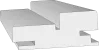 Коробка КБТ№43П 80x32x2100 мм Silky white