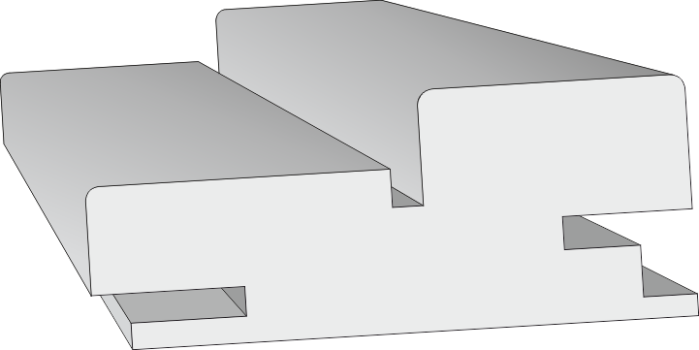 Коробка КБТ№43П 80х32х2100, цветная эмаль