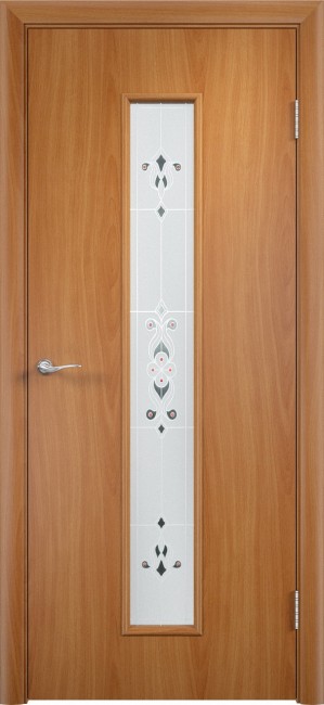 Фото -   Межкомнатная дверь "Барокко", по, миланский орех   | фото в интерьере