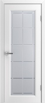 Межкомнатная дверь "LARGO 1", по, эмаль белая