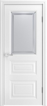 Межкомнатная дверь "LARGO 3", по, эмаль белая