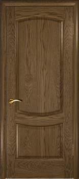 Межкомнатная дверь "Лаура 2", пг, мореный дуб светлый