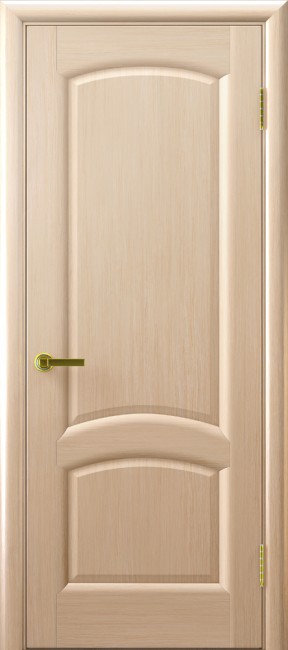 Фото -   Межкомнатная дверь "Лаура", пг, беленый дуб   | фото в интерьере