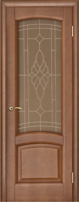 Фото -   Межкомнатная дверь "Лаура", по, анегри тон 74   | фото в интерьере