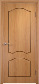 Фото -   Межкомнатная дверь ПВХ  "Лидия", пг, миланский орех   | фото в интерьере
