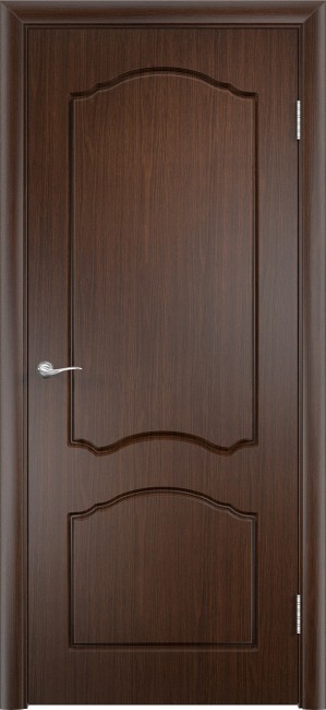 Фото -   Межкомнатная дверь ПВХ "Лидия", пг, венге   | фото в интерьере