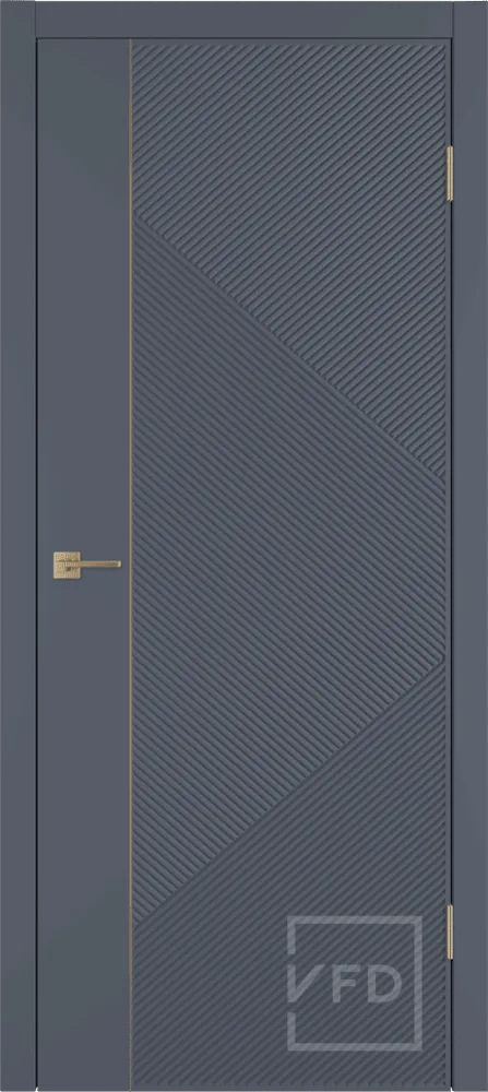Межкомнатная дверь "Линия АРТ 1" (Linea ART1), пг, графит ЗМ