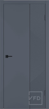 Межкомнатная дверь "Линия АРТ 2" (Linea ART2), пг, графит ЧМ