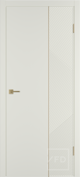 Межкомнатная дверь "Линия АРТ 2" (Linea ART2), пг, Эмаль Магнолия, ЗМ