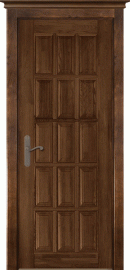 Фото -   Межкомнатная дверь "Лондон 2", пг, античный орех   | фото в интерьере