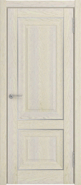 Фото -   Межкомнатная дверь "ЛУ-61", пг, дуб айвори   | фото в интерьере