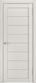 Фото -   Межкомнатная дверь "ЛУ-7", белый триплекс, беленый дуб   | фото в интерьере