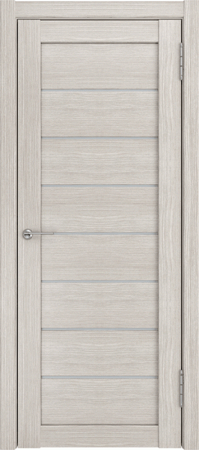 Фото -   Межкомнатная дверь "ЛУ-7", белый триплекс, капучино   | фото в интерьере
