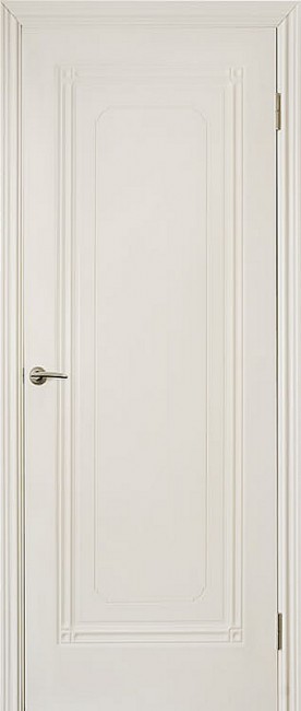 Фото -   Межкомнатная дверь "ISLAS PR-50", пг, белая   | фото в интерьере