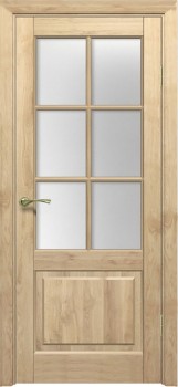 Межкомнатная дверь М 02 по-6 массив дуба