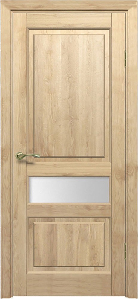 Межкомнатная дверь М 04 по-1/2 массив дуба