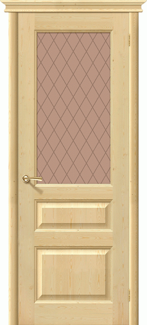 Фото -   Межкомнатная дверь М 5, по, под окраску   | фото в интерьере