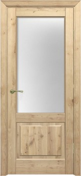 Межкомнатная дверь М 02 по массив дуб сучок