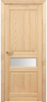 Межкомнатная дверь М 04 по-1/2 массив сосны, под окраску