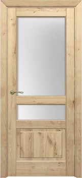 Межкомнатная дверь М 04 по-2 массив дуб сучок