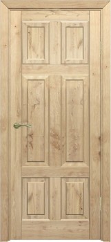 Межкомнатная дверь М 19 пг массив дуб сучок