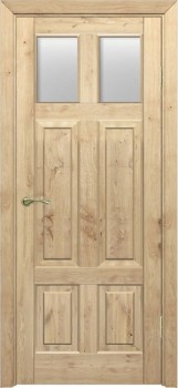 Межкомнатная дверь М 19 по-2/1 массив дуб сучок