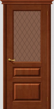 Межкомнатная дверь М 5, по, светлый лак