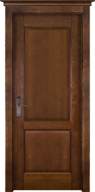 Фото -   Межкомнатная дверь М-5, пг, античный орех   | фото в интерьере