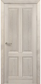 Фото -   Межкомнатная дверь М 01 пг массив сосны, под окраску   | фото в интерьере