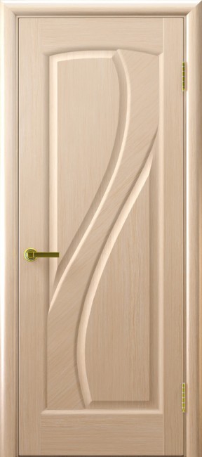 Фото -   Межкомнатная дверь "Мария", пг, беленый дуб   | фото в интерьере