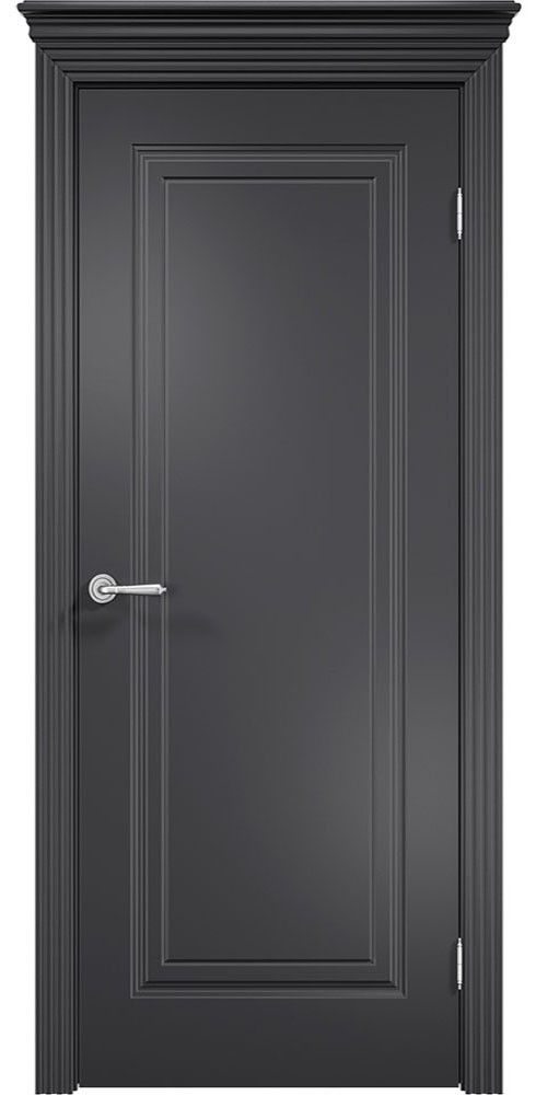 Межкомнатная дверь "Матера Y-01", пг, RAL 9004 (черная)