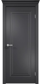 Межкомнатная дверь "Матера Y-01", пг, RAL 9004 (черная)