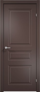Межкомнатная дверь "Матера Z-03", пг, RAL 8017 (коричневый)