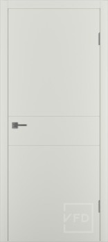 Межкомнатная дверь "Меридиан 2H", пг, Эмаль Магнолия