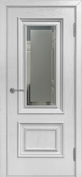 Межкомнатная дверь "МУЗА", по, Ясень белая эмаль