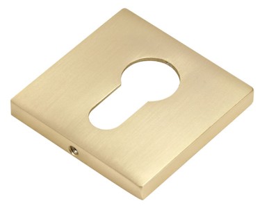 Накладка на цилиндр BUSSARE квадратная, B0-40 W.GOLD, Валлийское золото