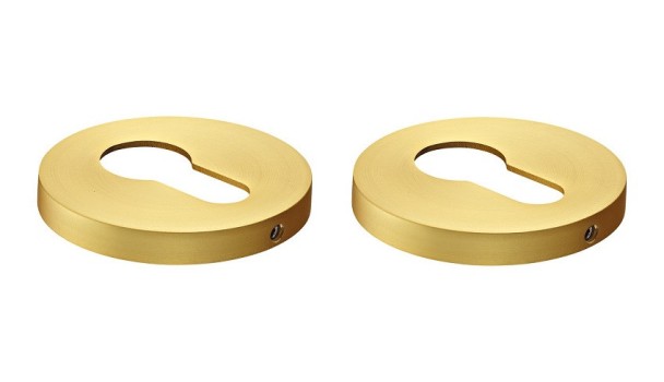 Накладка на цилиндр, Morelli, MH-KH-R6 MSG, мат. сатинированное золото