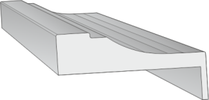 Наличник НТ№37 80x22x2150 мм (под заказ)