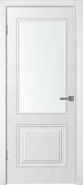 Фото -   Межкомнатная дверь "НЕО-2", по, белый   | фото в интерьере
