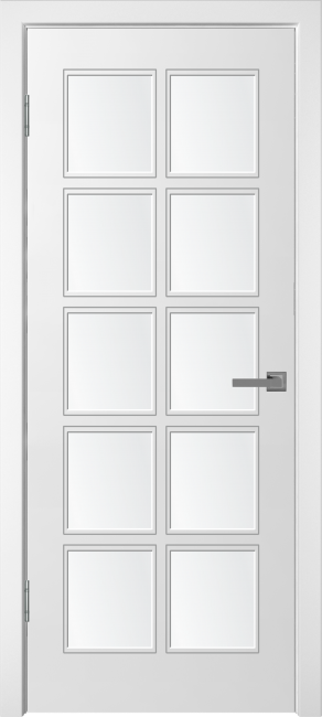 Фото -   Межкомнатная дверь "НЕО-6", по, белый   | фото в интерьере