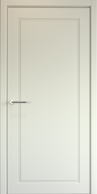 Фото -   Межкомнатная дверь "НеоКлассика 1", пг, латте   | фото в интерьере