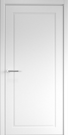 Фото -   Межкомнатная дверь "НеоКлассика 1", гл, белый   | фото в интерьере