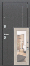Фото -   Стальная дверь Porta S 104.П61 Cappuccino Veralinga/Reflex   | фото в интерьере