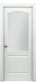 Фото -   Межкомнатная дверь "ПАЛИТРА 11-4", по, белый   | фото в интерьере