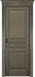 Фото -   Межкомнатная дверь "ПАНДОРА", пг, олива, Браш сосна   | фото в интерьере